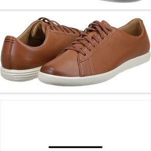 Mens Cole Haan Grand OS Crosscourt Leather Sneakers Size 9.5